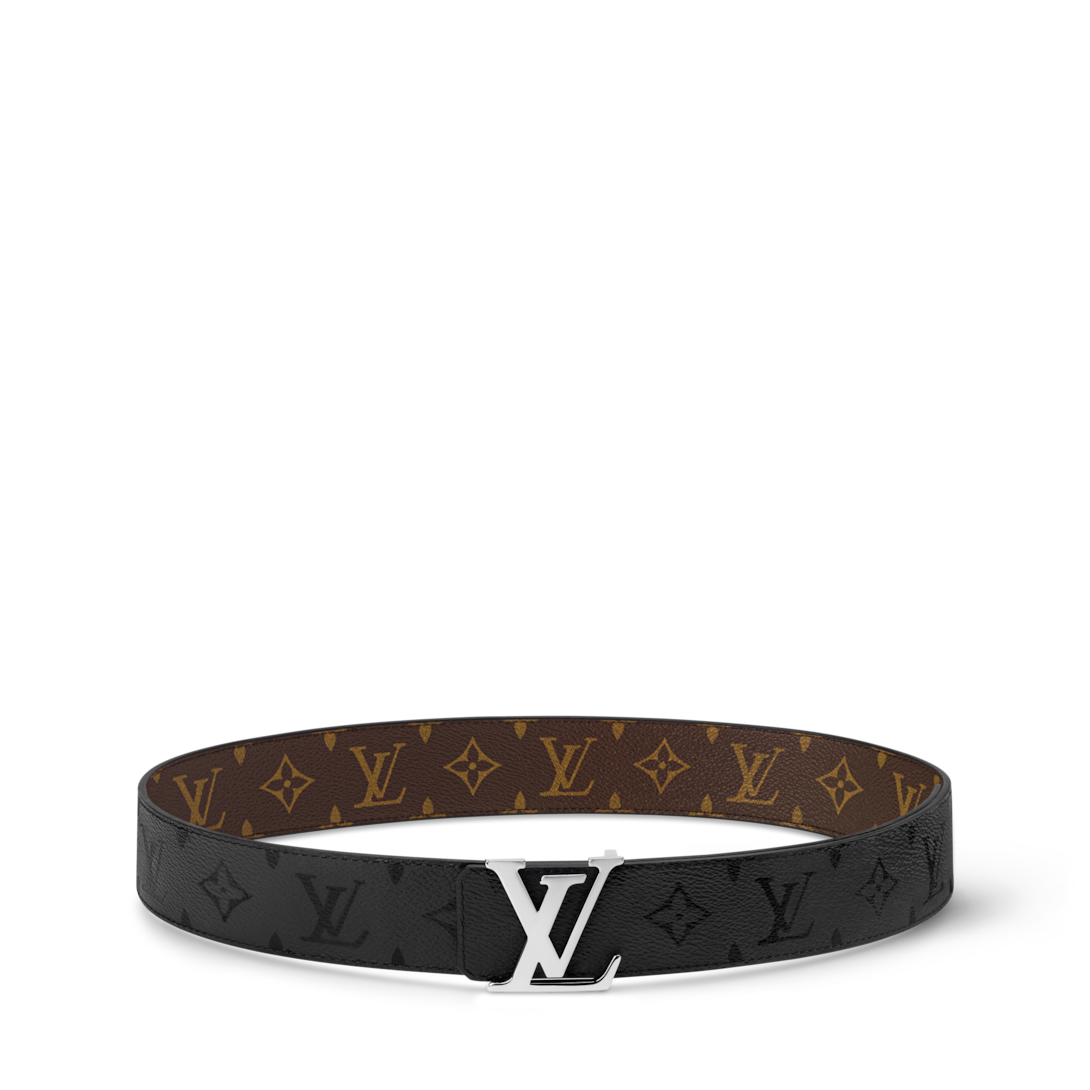 ベルト・LV イニシャル 40MM リバーシブル モノグラム・ミッドナイト